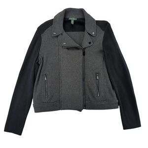 Women's Gray and Black Jacket